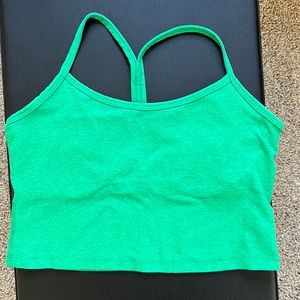Beyond Yoga kelly green cropped tank